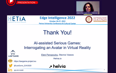 “AI-assisted Serious Games: Interrogating an Avatar in Virtual Reality”